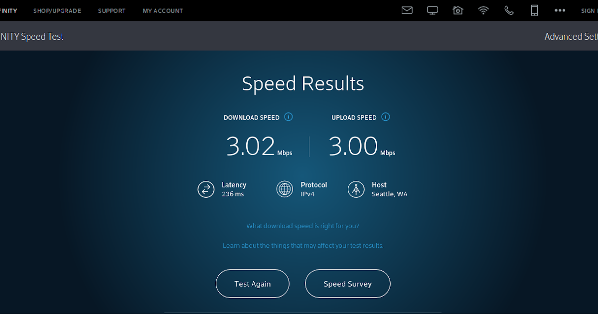 Comporium-Internet-Speed-Test-Results