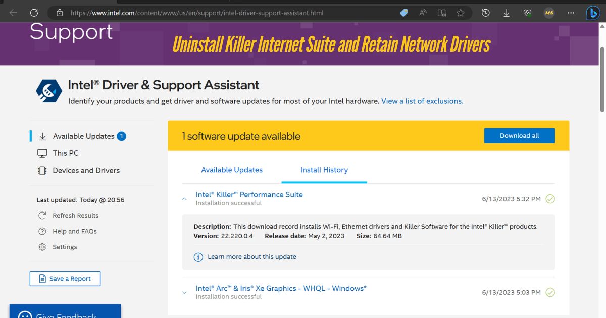 Uninstall-Killer-Internet-Suite-and-Retain-Network-Drivers